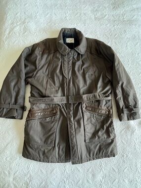 Vintage Field Coat Jacket - Brown Field Jacket - Vintage - Made In Canada